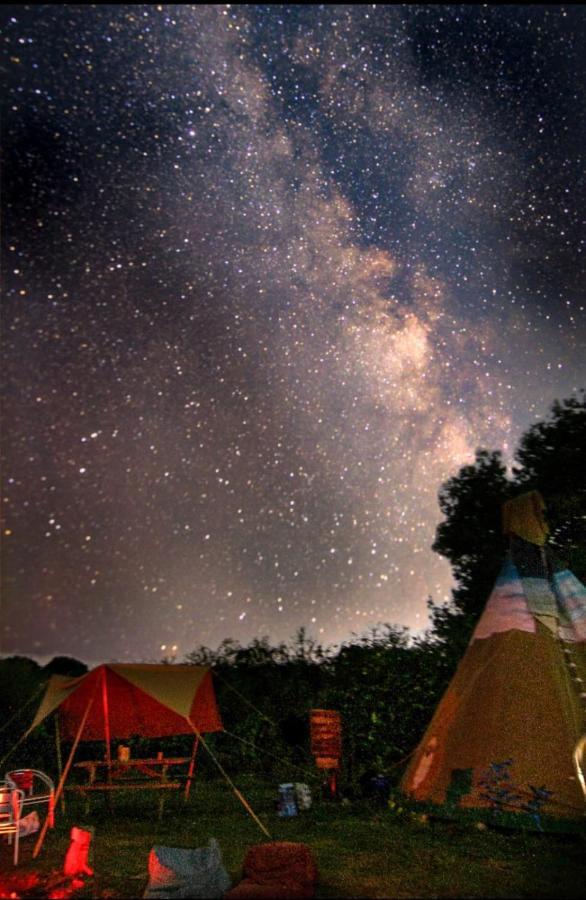 Big Sky Tipi Holidays Wartling Exteriör bild